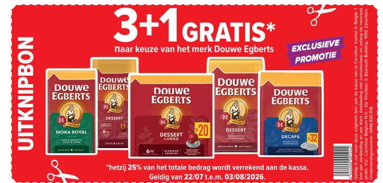 Promotie: Douwe Egberts coffee