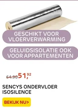 Aanbieding: SENCYS ONDERVLOER ISOSILENCE