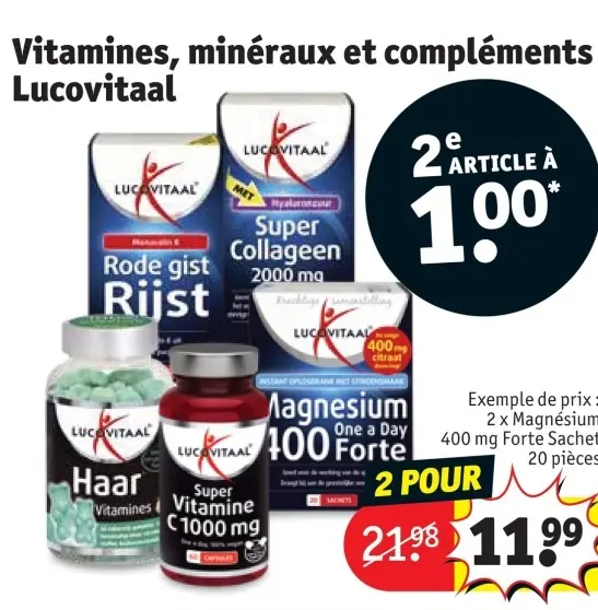 Offre: Vitamines, minéraux et compléments