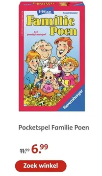 Aanbieding: Pocketspel Familie Poen