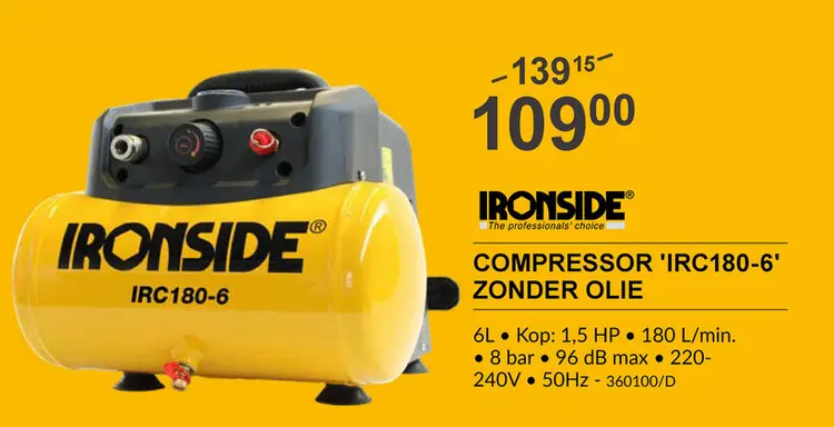 Aanbieding: Compressor 'irc180-6'