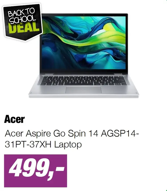 Aanbieding: Acer Aspire Go Spin 14 AGSP14-31PT-37XH Laptop