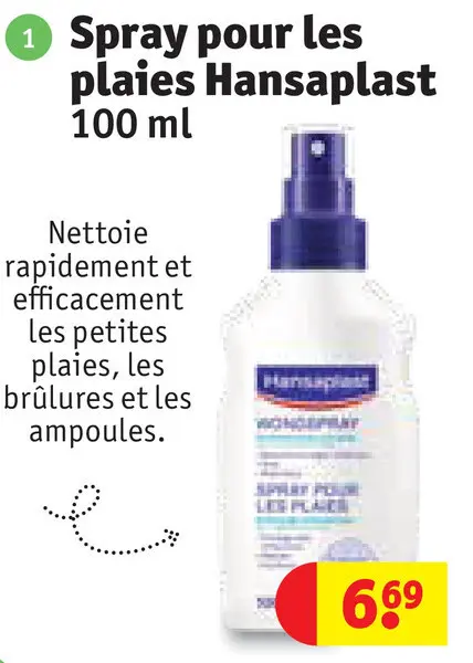 Offre: Spray pour les plaies
