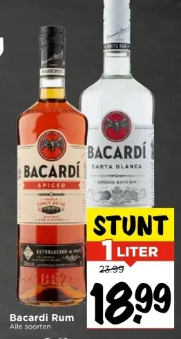 Aanbieding: Bacardi Rum