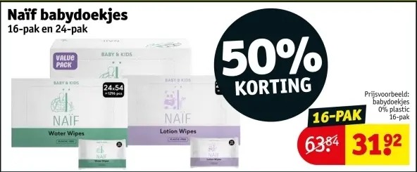 Aanbieding: babydoekjes