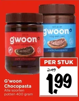 Aanbieding: G'woon Chocopasta