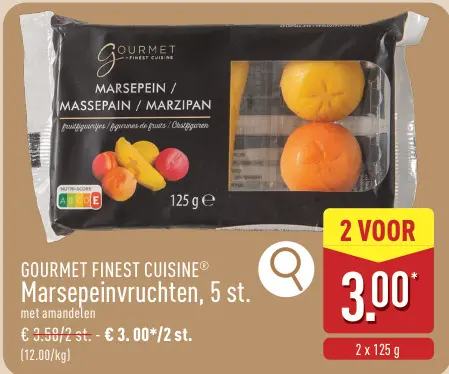 Promotie: Marsepeinvruchten