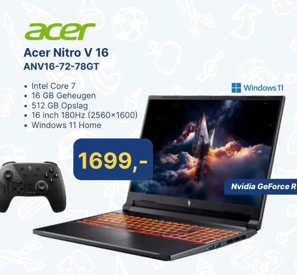Aanbieding: Acer Nitro V 16 ANV16-72-78GT