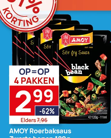 Aanbieding: Roerbaksaus Zwarte bonen
