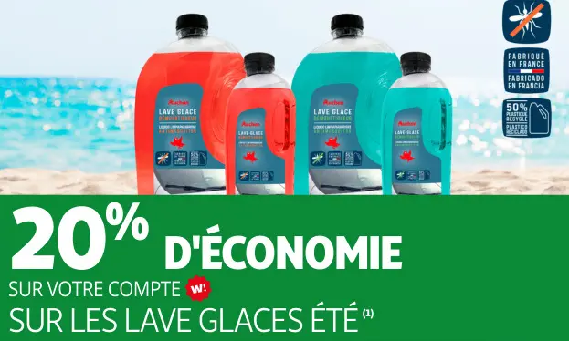 Offre: Lave glaces été