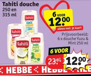 Promotie: Tahiti douche