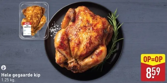 Aanbieding: Hele gegaarde kip