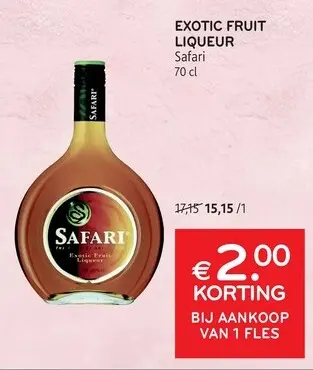 Promotie: Exotic fruit liqueur