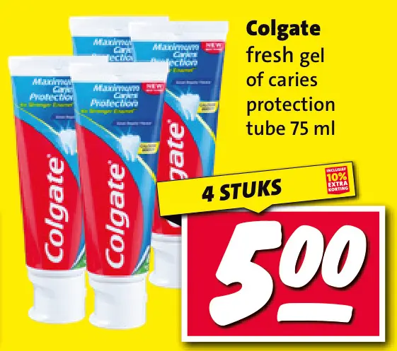 Aanbieding: fresh gel of caries protection
