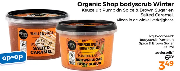 Aanbieding: Organic Shop bodyscrub Winter