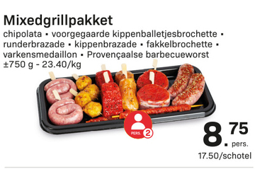 Aanbieding: Mixedgrillpakket