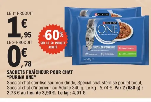 Promotie: Sachets fraîcheur pour chat