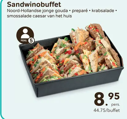 Promotie: Sandwinobuffet