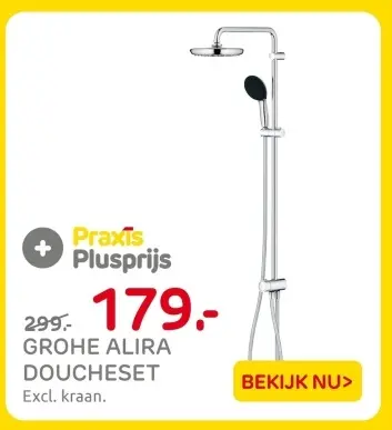 Aanbieding: Grohe alira doucheset