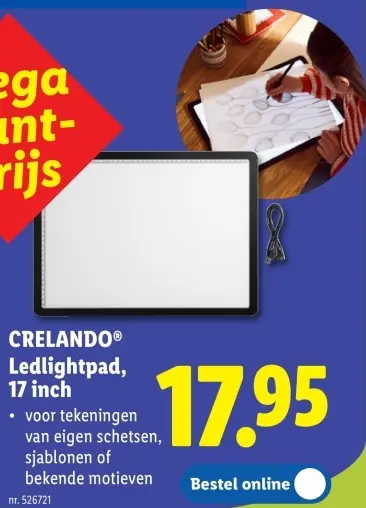 Promotie: Ledlightpad, 17 inch