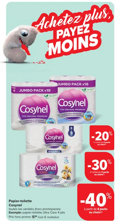 Offre: Papier-toilette