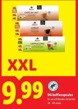 Aanbieding: DG koffiecapsules