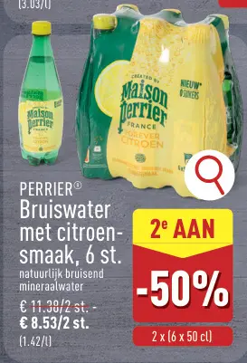 Promotie: Bruiswater met citroensmaak