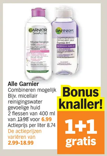 Promotie: Alle Garnier