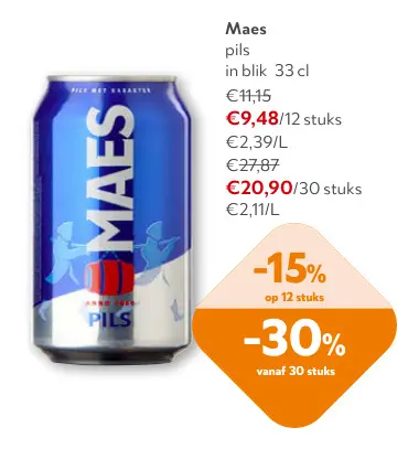 Promotie: Maes pils