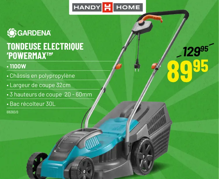 Promotie: Tondeuse electrique 'powermax™'