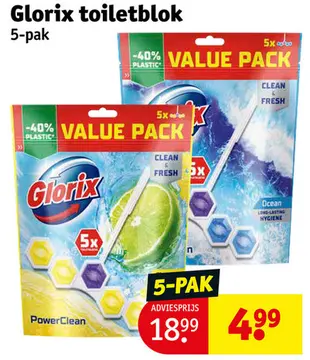 Aanbieding: Glorix toiletblok