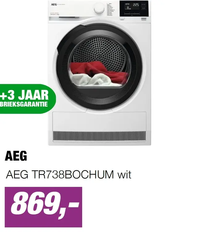 Aanbieding: AEG TR738BOCHUM wit