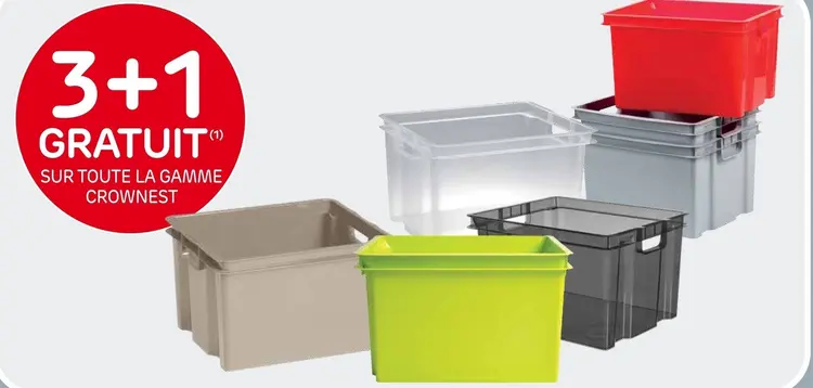 Offre: CROWNEST storage boxes