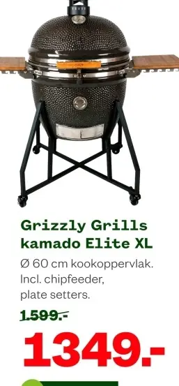 Aanbieding: kamado Elite XL