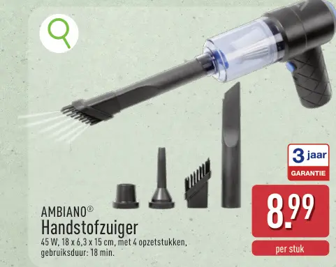 Promotie: Handstofzuiger