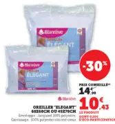 Aanbieding: OREILLER ELEGANT 60X60CM OU 45X70CM