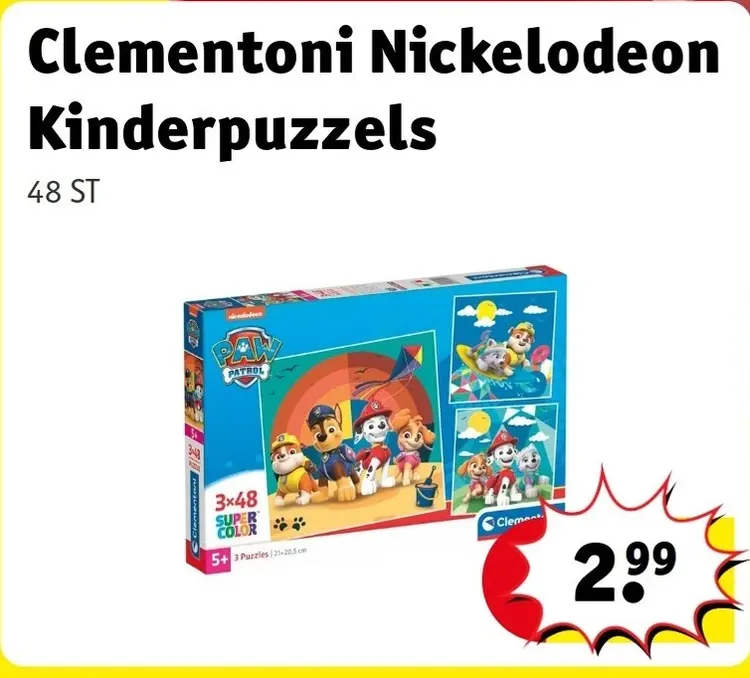 Promotie: Kinderpuzzels
