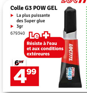 Offre: Colle G3 POW GEL