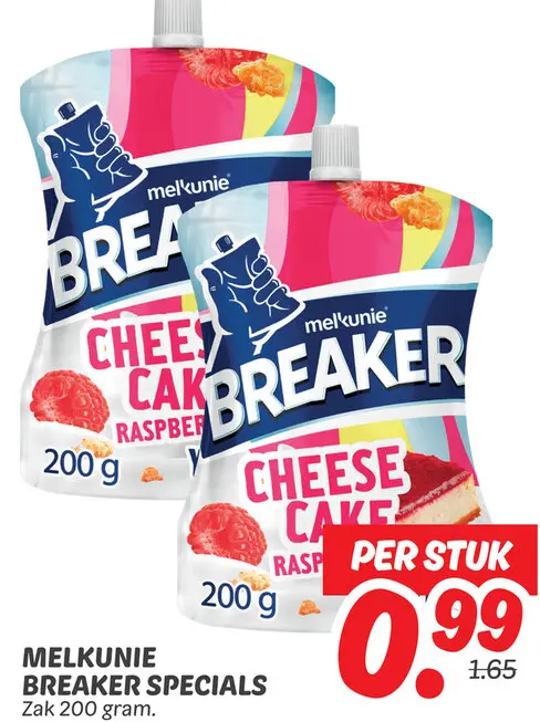 Aanbieding: Breaker cheese cake raspberry