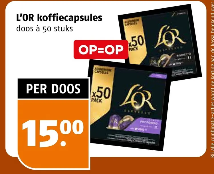 Aanbieding: Koffiecapsules