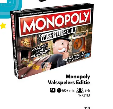 Aanbieding: Monopoly Valsspelers Editie