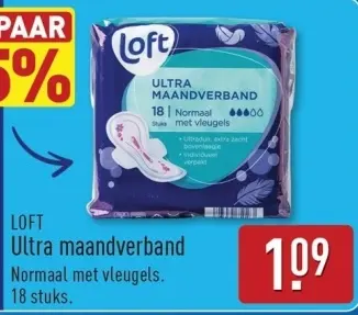Aanbieding: Ultra maandverband