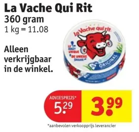 Promotie: La Vache Qui Rit