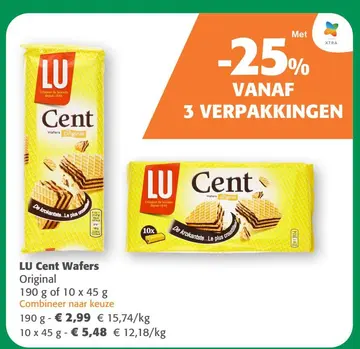Aanbieding: LU Cent Wafers Original