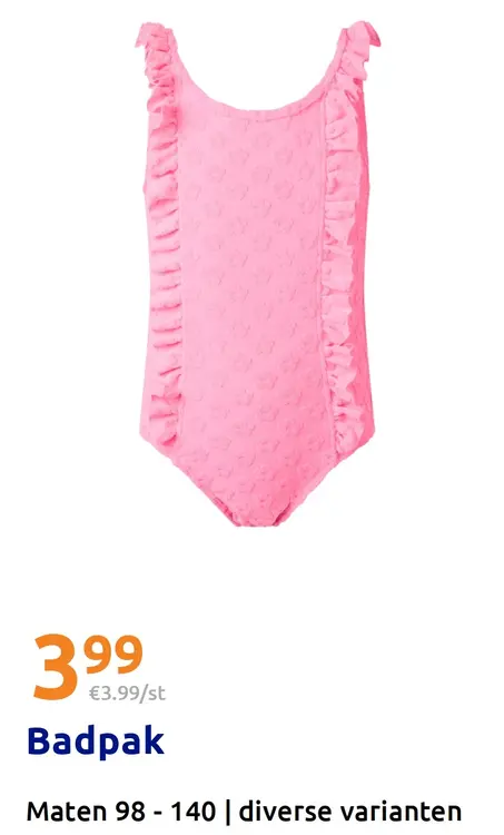 Promotie: Badpak