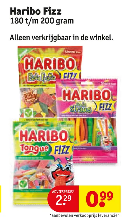 Aanbieding: Haribo Fizz