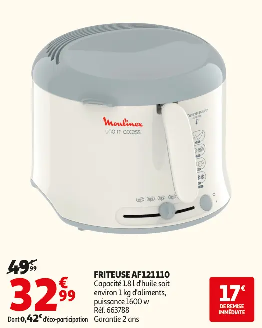 Offre: Friteuse af121110