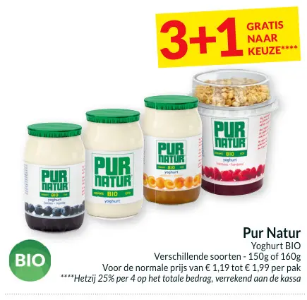 Promotie: Yoghurt BIO