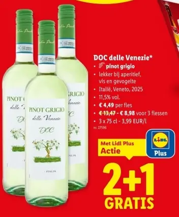 Promotie: DOC delle Venezie Pinot Grigio