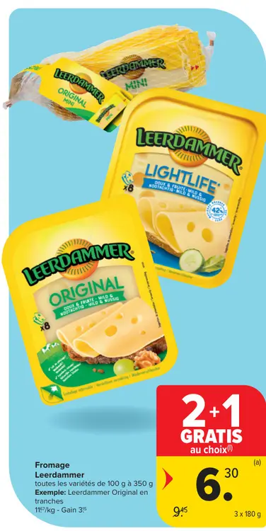 Offre: Fromage Leerdammer